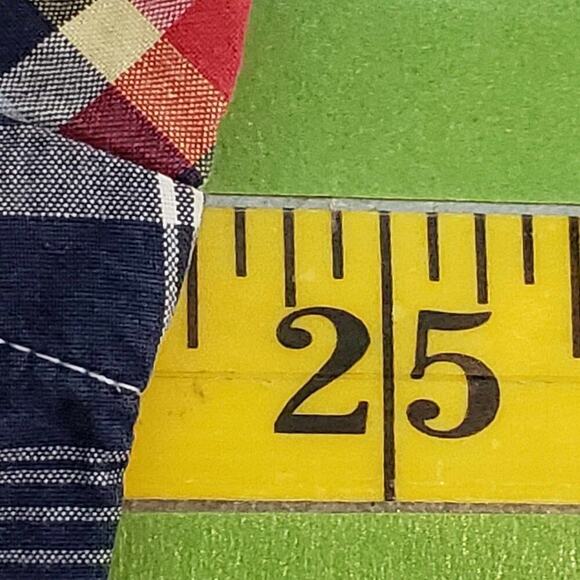 Polo Ralph Lauren Shirt Oxford Button Down LS Mens Size Large Red Blue Plaid - Picture 10 of 12